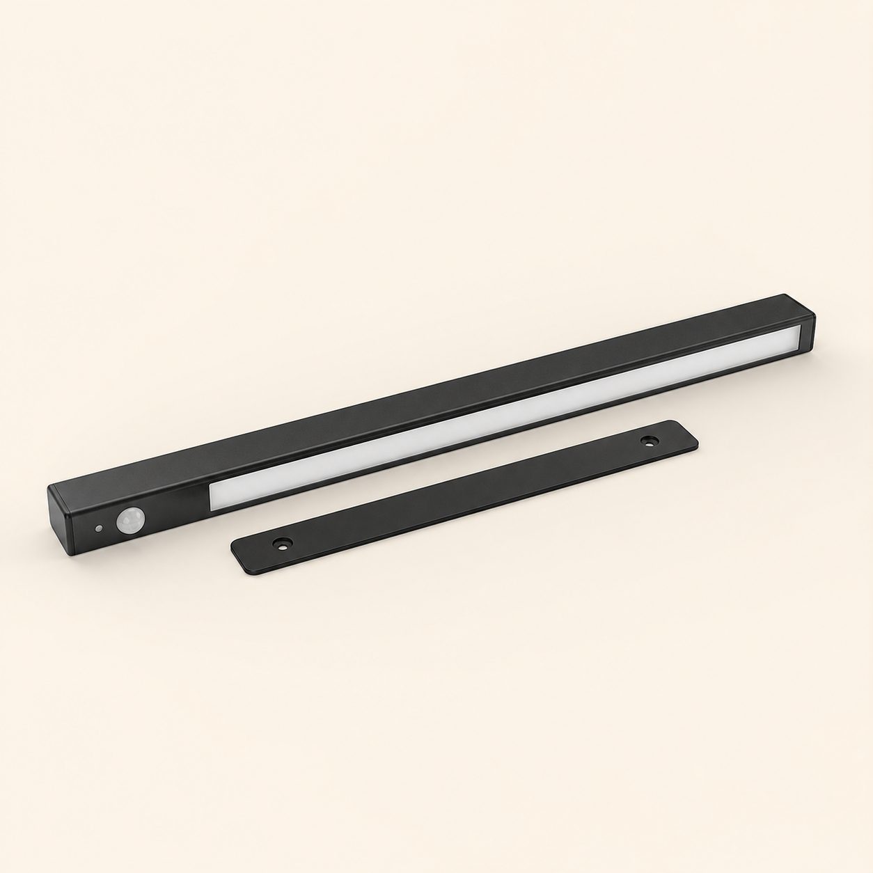 40 cm Rechargeable Motion Sensor Cabinet Light — Black