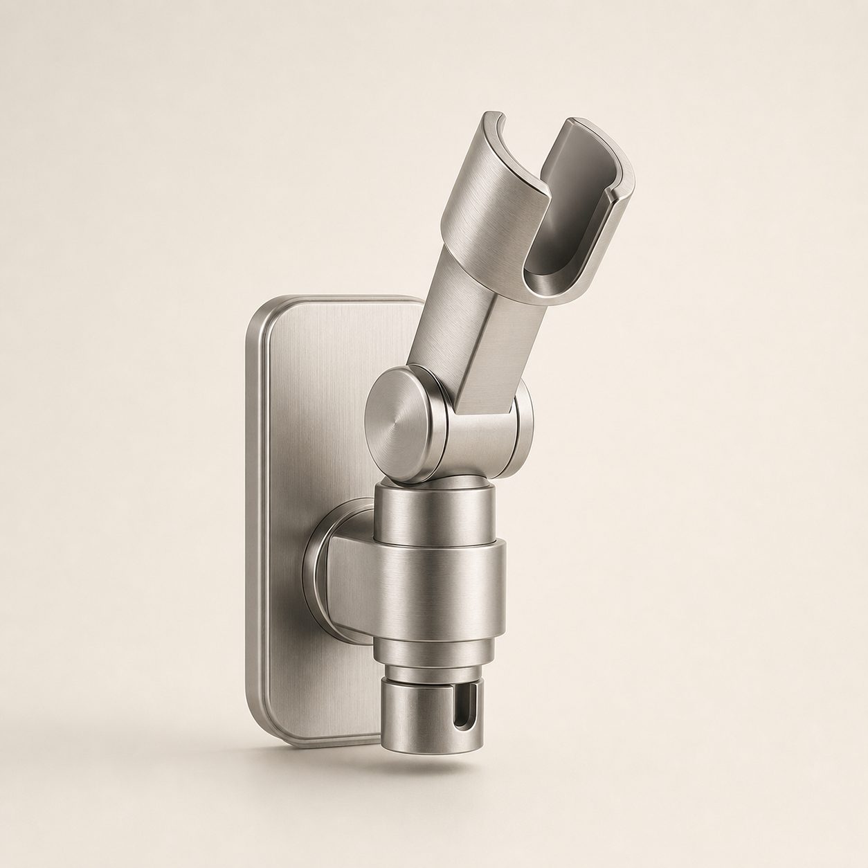 Adjustable Aluminum Shower Head Holder — No Drill