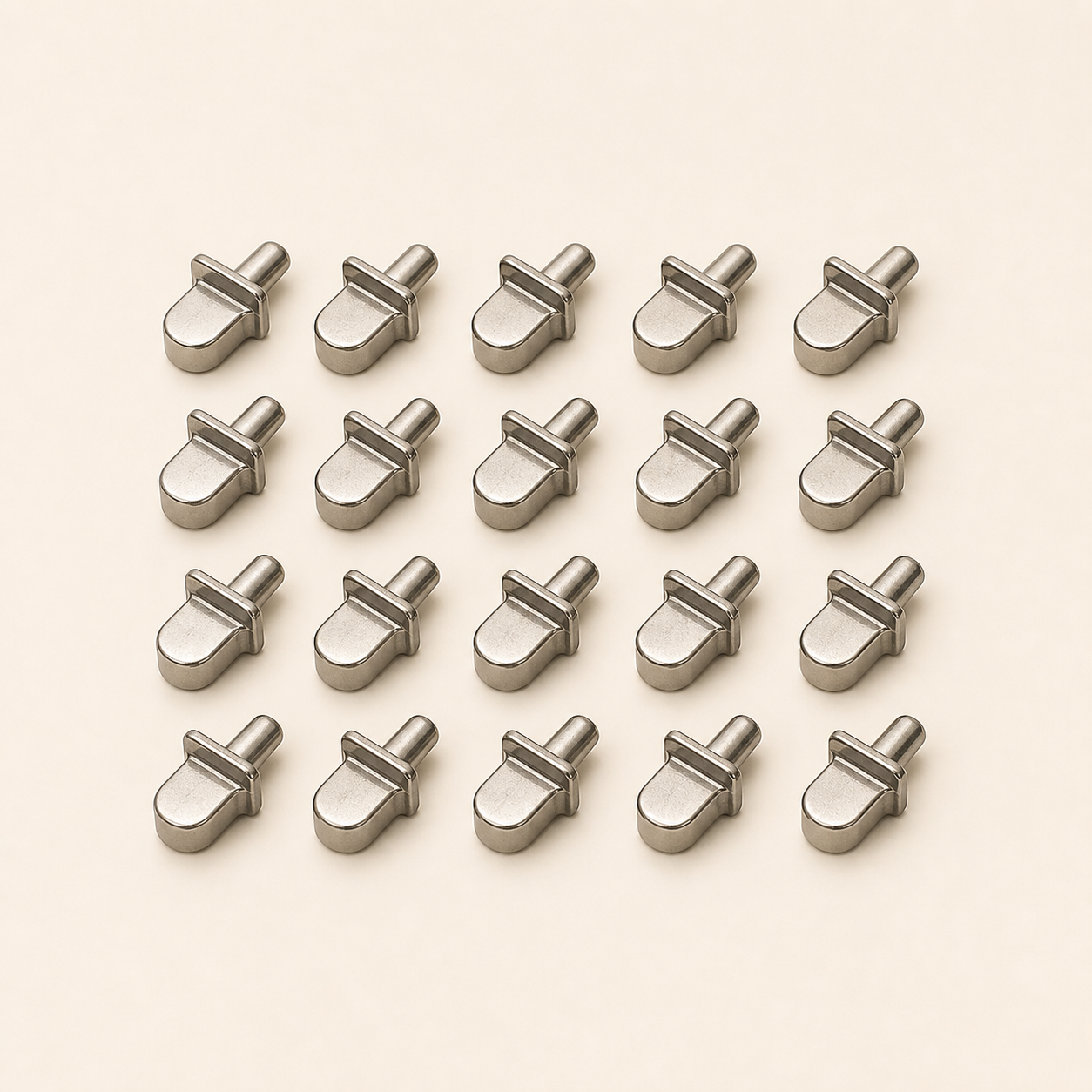 Concealed Metal Shelf Support Pins — 20 Pack